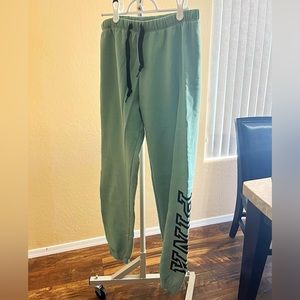 Victoria’s Secret Pink green sweatpants (extremely soft)